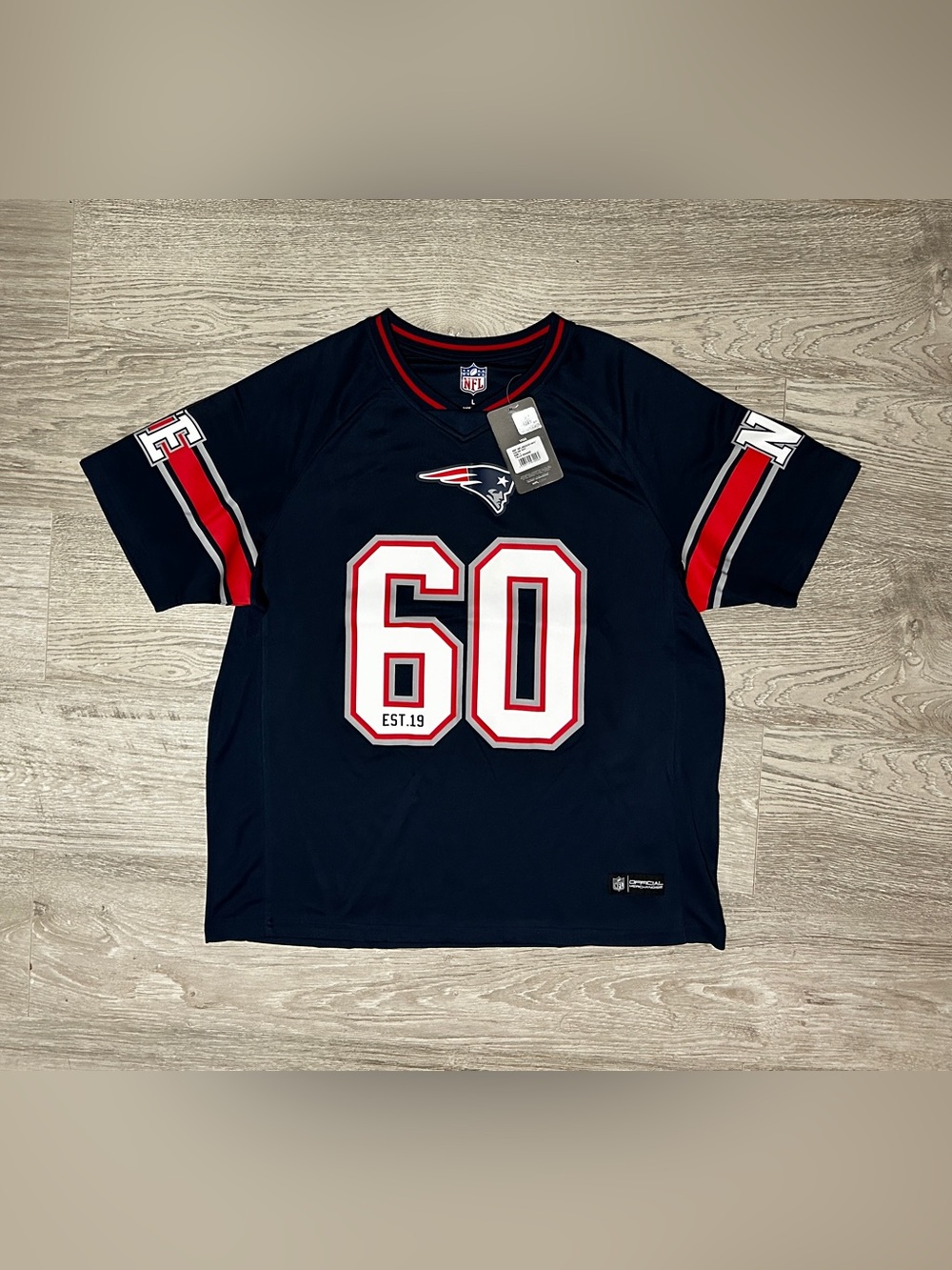New England Patriots NFL EST.1960 Men’s Blue Football Jersey